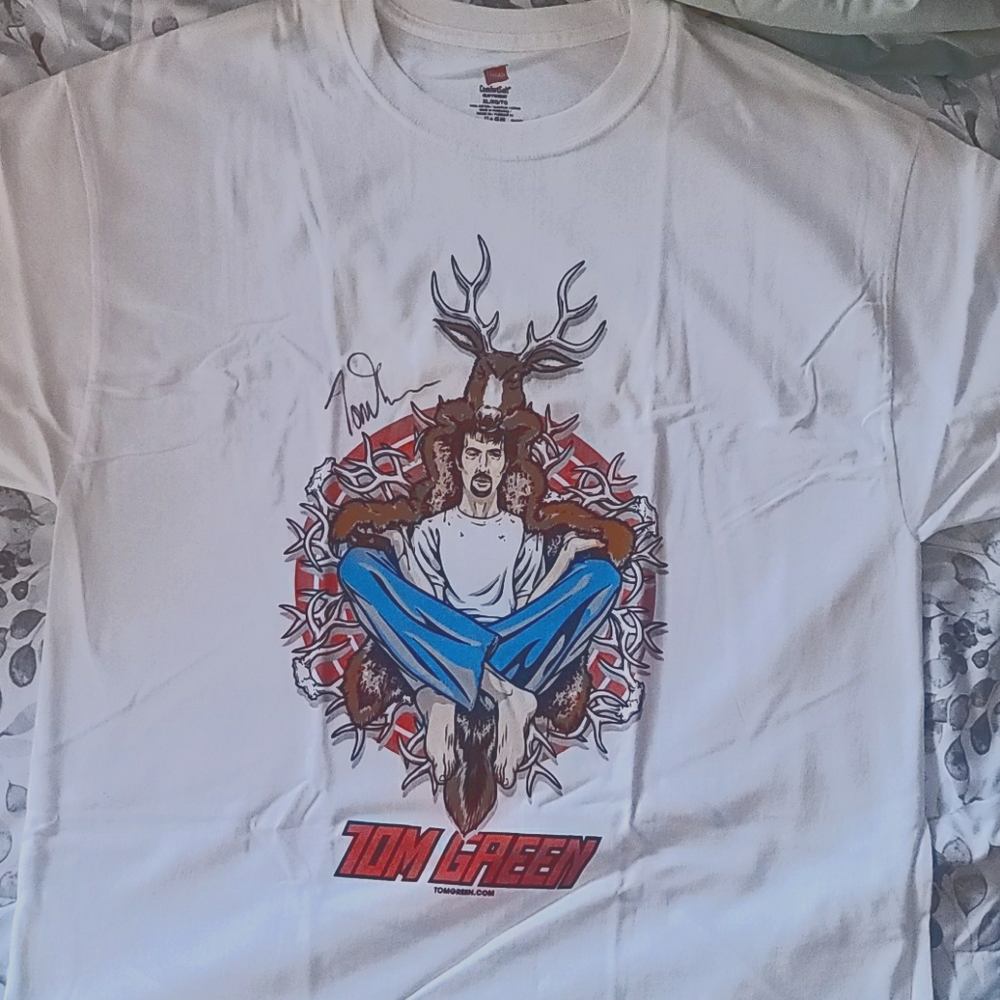 Autographed Tom Green concert T Shirt